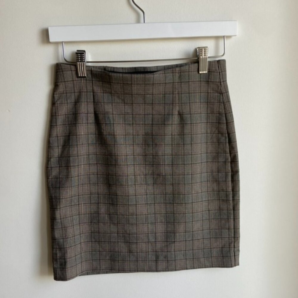 Dynamite Plaid Skirt